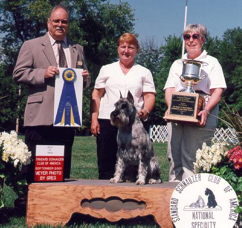 {September 20, 2001 - first leg for CDX and HIT at SSCA National Specialty with a score of 192 1/2.}