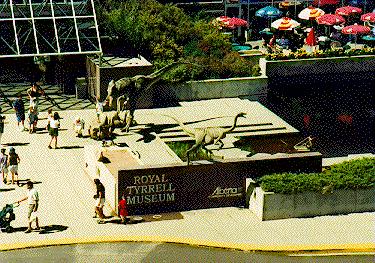 {Royal Tyrrell Museum main entrance}
